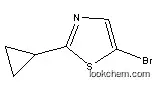 Molecular Structure of 1086382-42-4 (5-Bromo-2-cyclopropyl-thiazole)